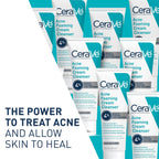 CeraVe Acne Foaming Cream Cleanser - Back Label & Ingredients Details | buy 100% authentic product online in India via Curat 