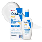 CeraVe AM Facial Moisturizing Lotion - Front Packaging & Bottle View | genuine imported stock available in India at Curat Car