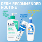 CeraVe AM Facial Moisturizing Lotion - Texture, Swatch & Consistency | original imported packaging available on Curat Cart In