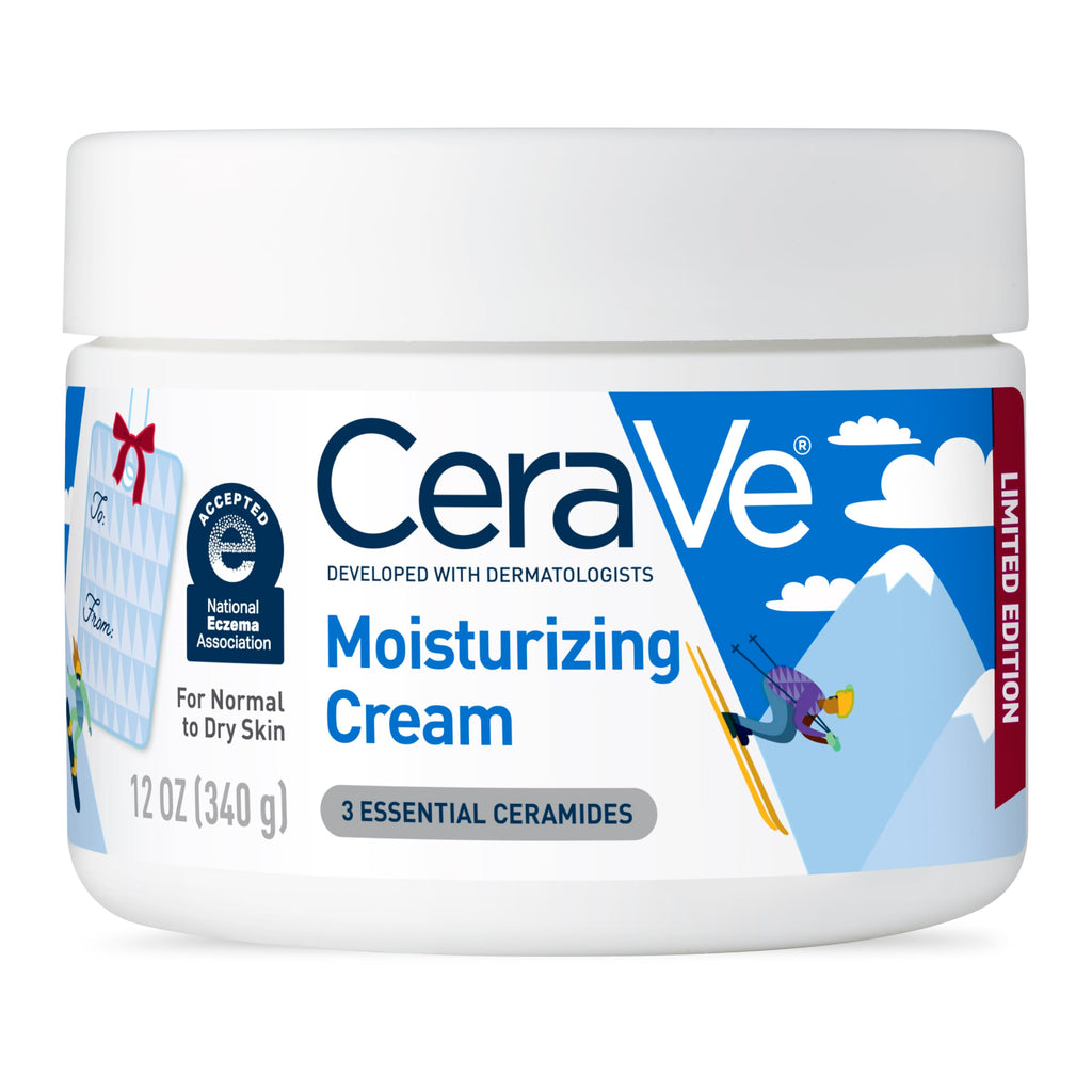CeraVe Après Ski Moisturizing Cream offers hydration with 3 essential ceramides. Premium import available at Curat Cart.
