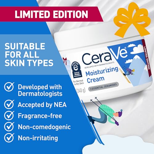 CeraVe Après Ski Moisturizing Cream, ideal for daily hydration with essential ceramides. Available at Curat Cart for all skin types.