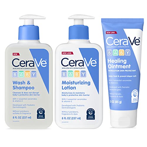 CeraVe Baby Bath Set Essentials - Back Label & Ingredients Details | fast dispatch across India from Curat Cart