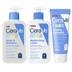 CeraVe Baby Bath Set Essentials - Front Packaging & Bottle View | genuine imported stock available in India at Curat Cart