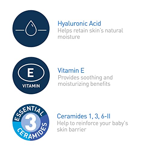 CeraVe Baby Wash & Shampoo - Back Label & Ingredients Details | original imported packaging available on Curat Cart India