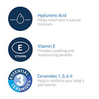 CeraVe Baby Wash & Shampoo - Back Label & Ingredients Details | original imported packaging available on Curat Cart India