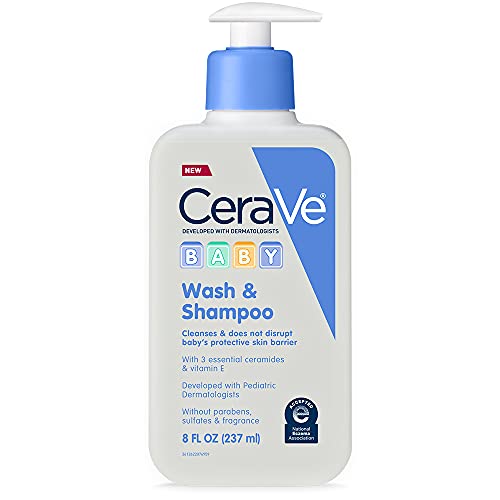 CeraVe Baby Wash & Shampoo - Side Profile & Box Packaging | buy online in India with doorstep delivery at Curat Cart