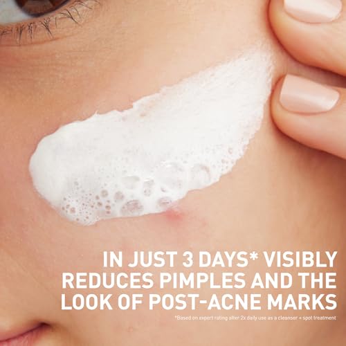 CeraVe Clay To Foam Acne Wash - Side Profile & Box Packaging | buy online in India with doorstep delivery at Curat Cart