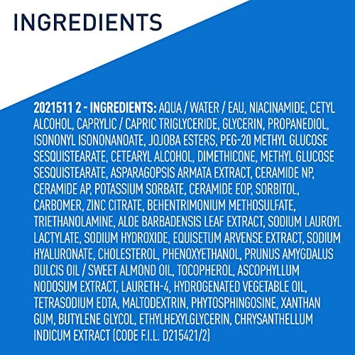 CeraVe Eye Repair Cream - Back Label & Ingredients Details | fast dispatch across India from Curat Cart