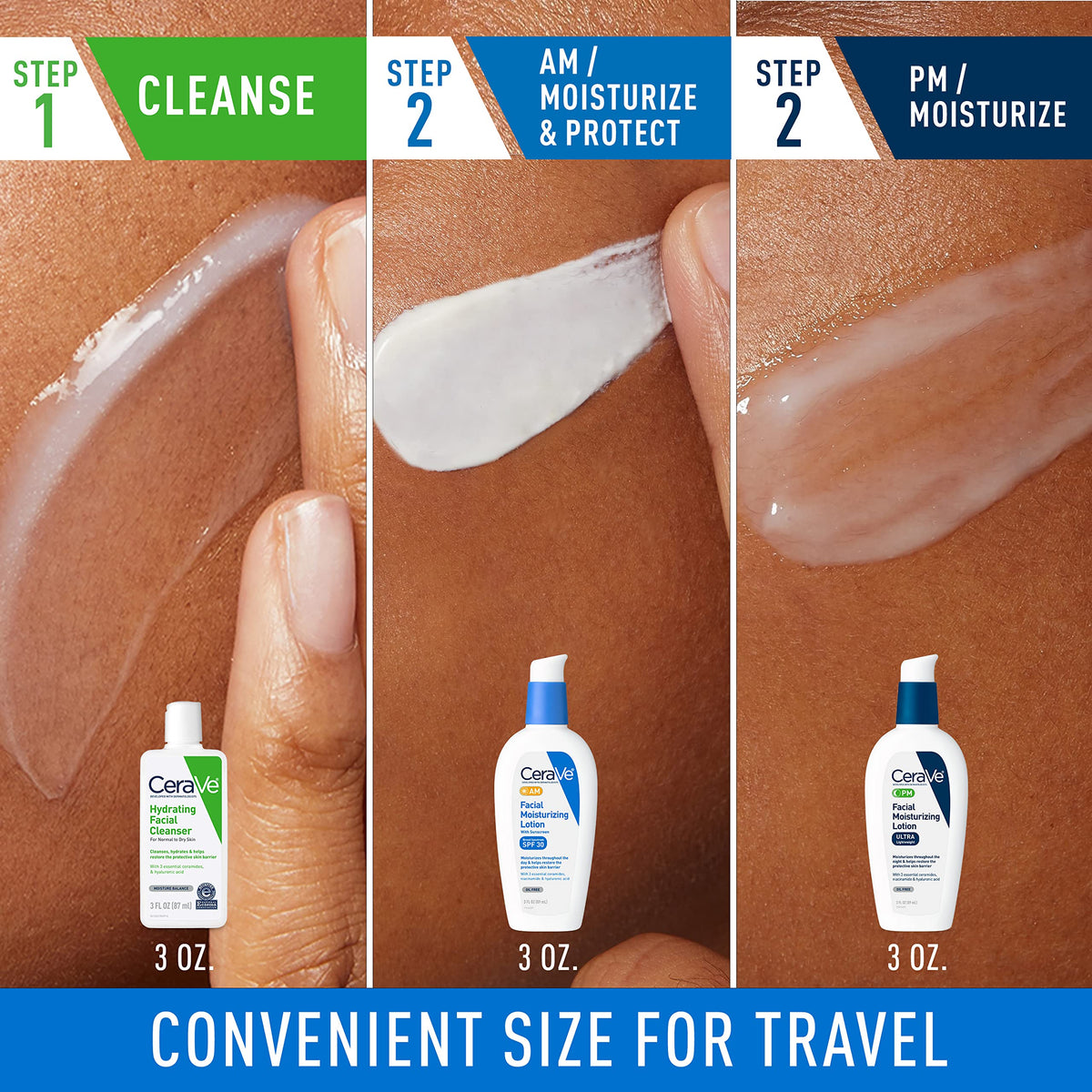 CeraVe Face Moisturizer and Cleanser - Back Label & Ingredients Details | buy 100% authentic product online in India via Cura