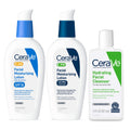 CeraVe Face Moisturizer and Cleanser - Front Packaging & Bottle View | genuine imported stock available in India at Curat Car