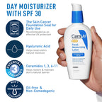 CeraVe Face Moisturizer and Cleanser - Side Profile & Box Packaging | original imported packaging available on Curat Cart Ind