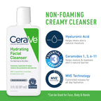 CeraVe Face Moisturizer and Cleanser - Texture, Swatch & Consistency | fast dispatch across India from Curat Cart