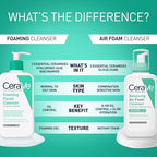 CeraVe Foaming Facial Cleanser - Front Packaging & Bottle View | fast dispatch across India from Curat Cart
