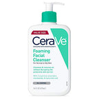 CeraVe Foaming Facial Cleanser - Texture, Swatch & Consistency | original imported packaging available on Curat Cart India