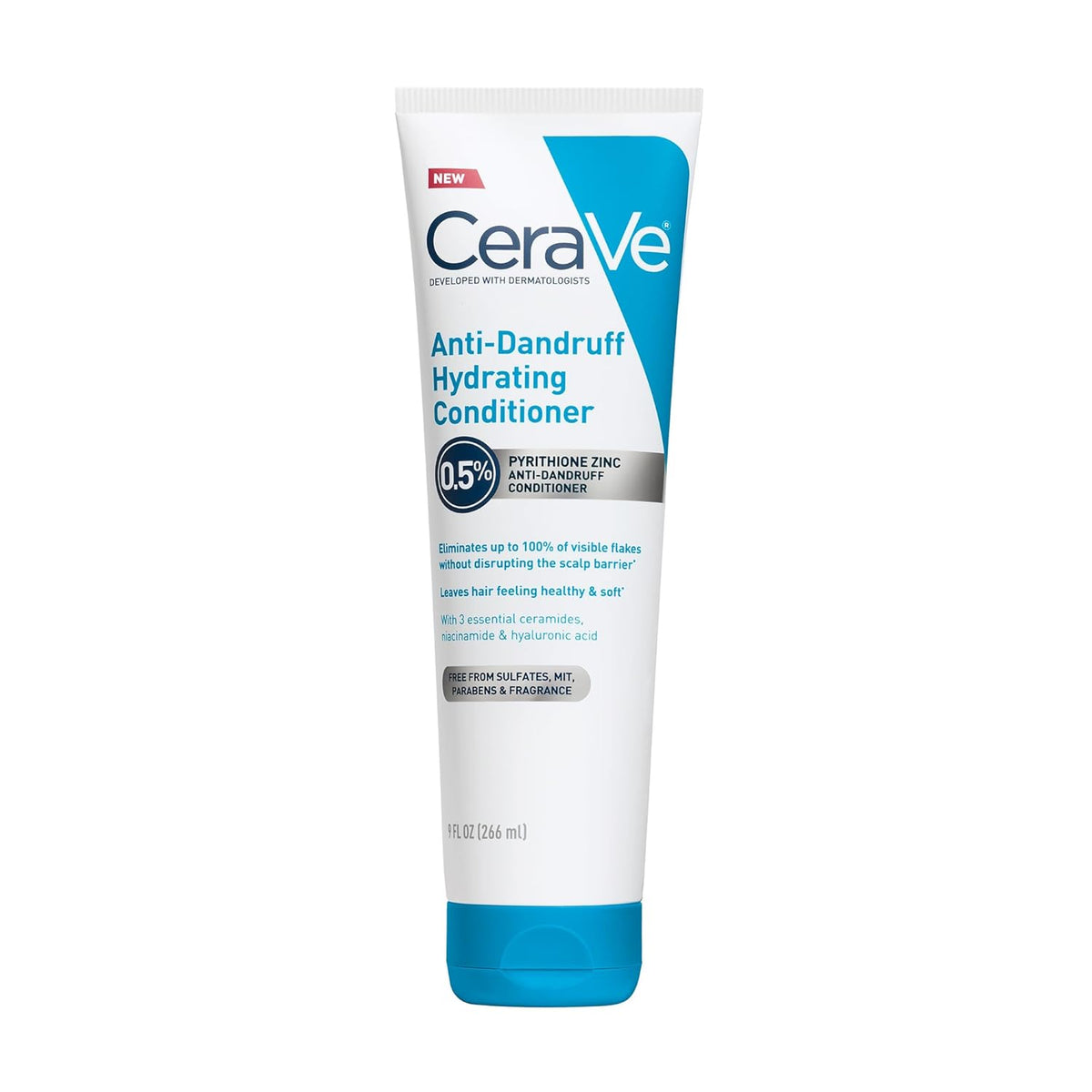 CeraVe Hydrating Anti Dandruff Conditioner - Front Packaging & Bottle View | genuine imported stock available in India at Cur