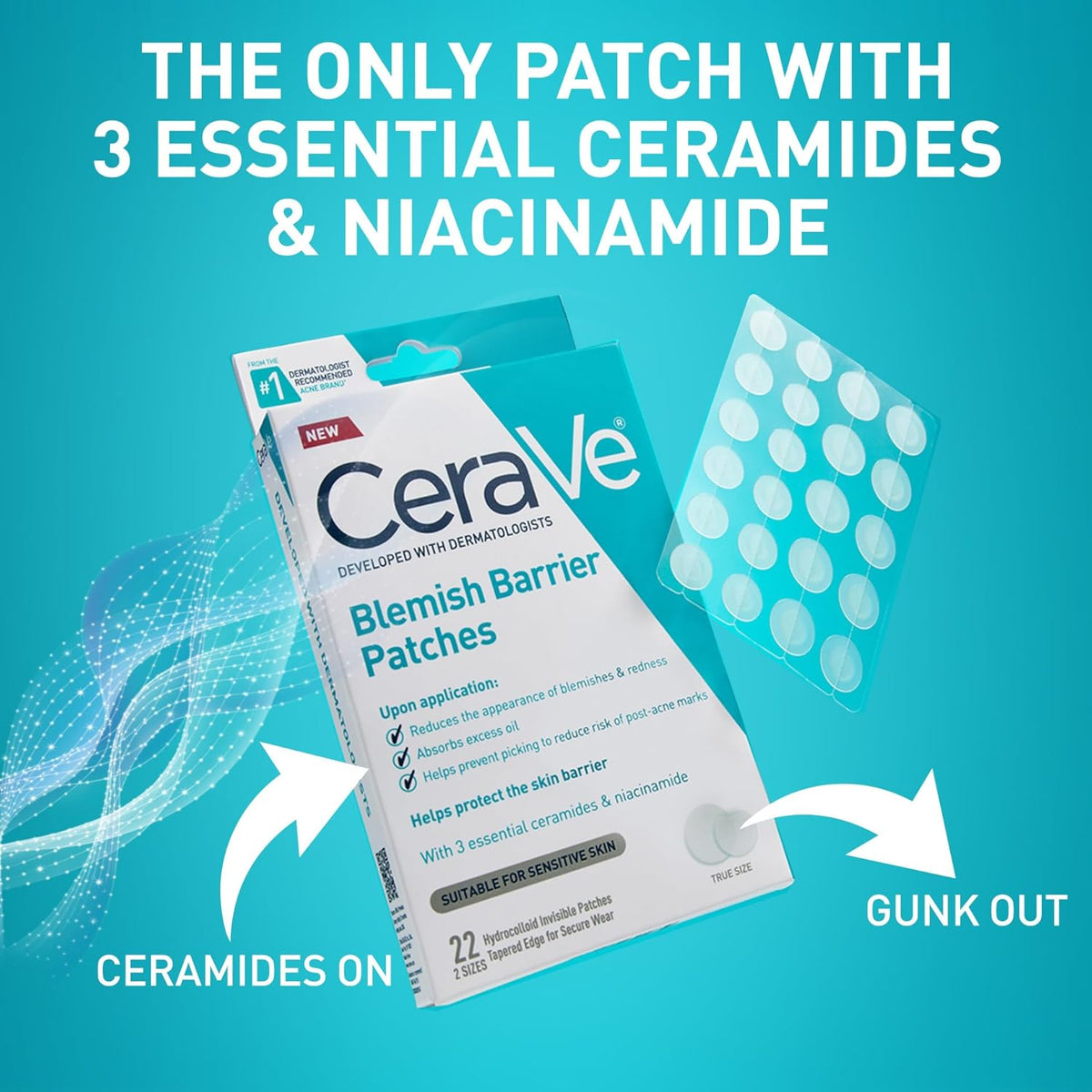 CeraVe Hydrocolloid Blemish Patches - Texture, Swatch & Consistency | fast dispatch across India from Curat Cart
