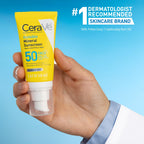 CeraVe Invisible Mineral Sunscreen SPF 50 - Back Label & Ingredients Details | fast dispatch across India from Curat Cart