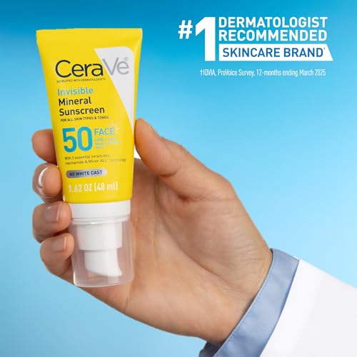 CeraVe Invisible Mineral Sunscreen SPF 50 - Seal & Authenticity Verification | fast dispatch across India from Curat Cart