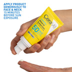 CeraVe Invisible Mineral Sunscreen SPF 50 - Texture, Swatch & Consistency | original imported packaging available on Curat Ca