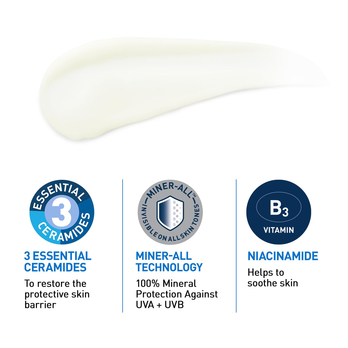 CeraVe Invisible Mineral Sunscreen SPF 50 - Texture, Swatch & Consistency | fast dispatch across India from Curat Cart