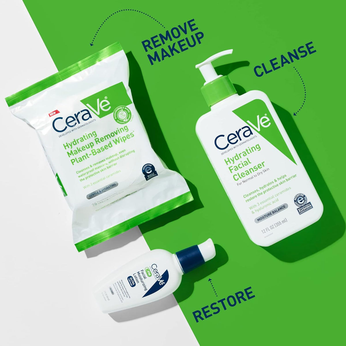 CeraVe Makeup Remover Wipes - Seal & Authenticity Verification | genuine imported stock available in India at Curat Cart