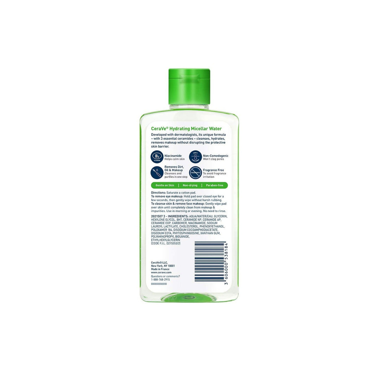 CeraVe Micellar Water Cleanser - Seal & Authenticity Verification | genuine imported stock available in India at Curat Cart