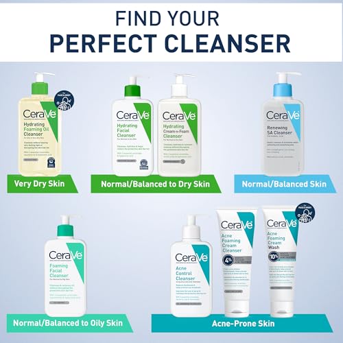 CeraVe Renewing Salicylic Acid Cleanser - Application & Usage Demonstration | genuine imported stock available in India at Cu