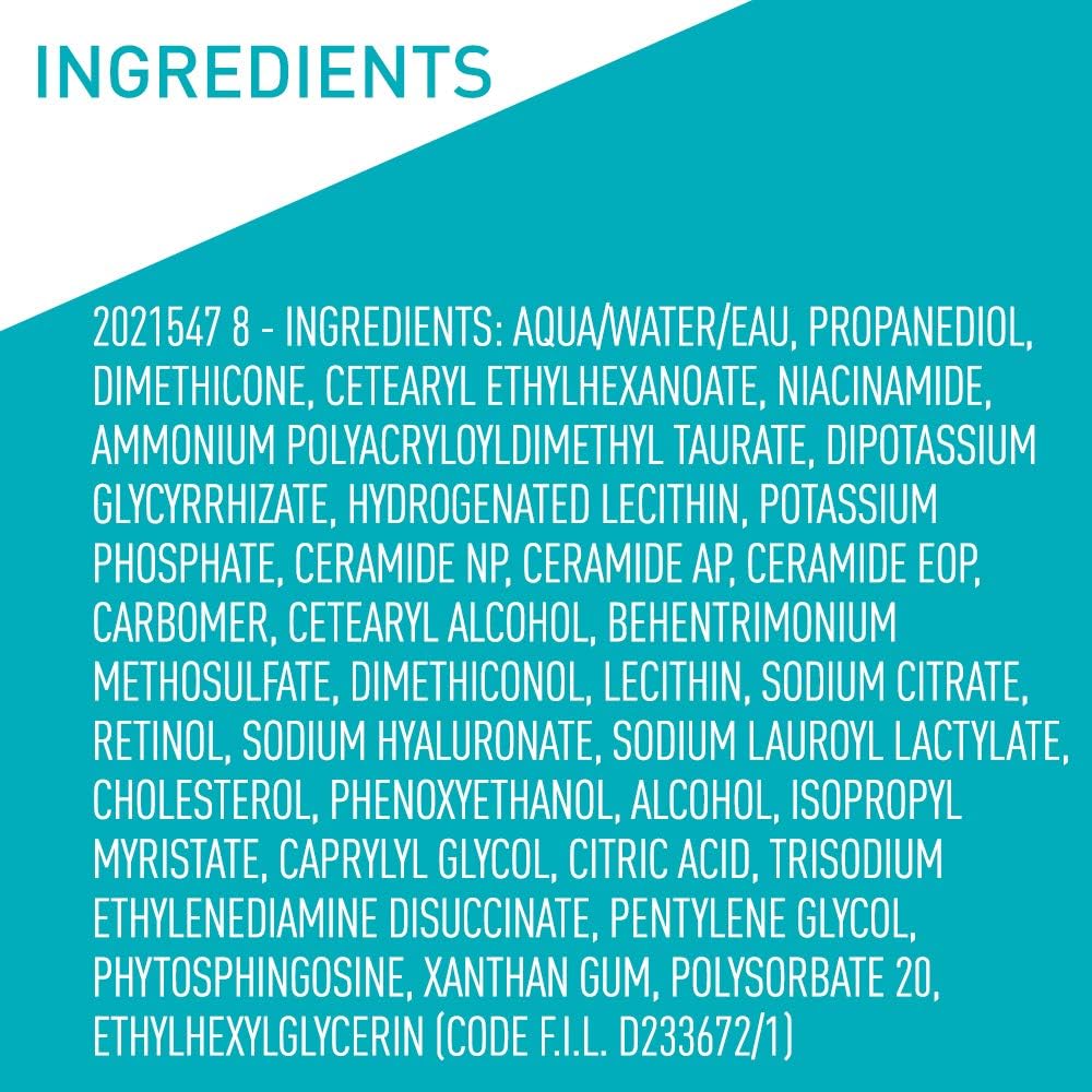 CeraVe Resurfacing Retinol Serum - Side Profile & Box Packaging | original imported packaging available on Curat Cart India