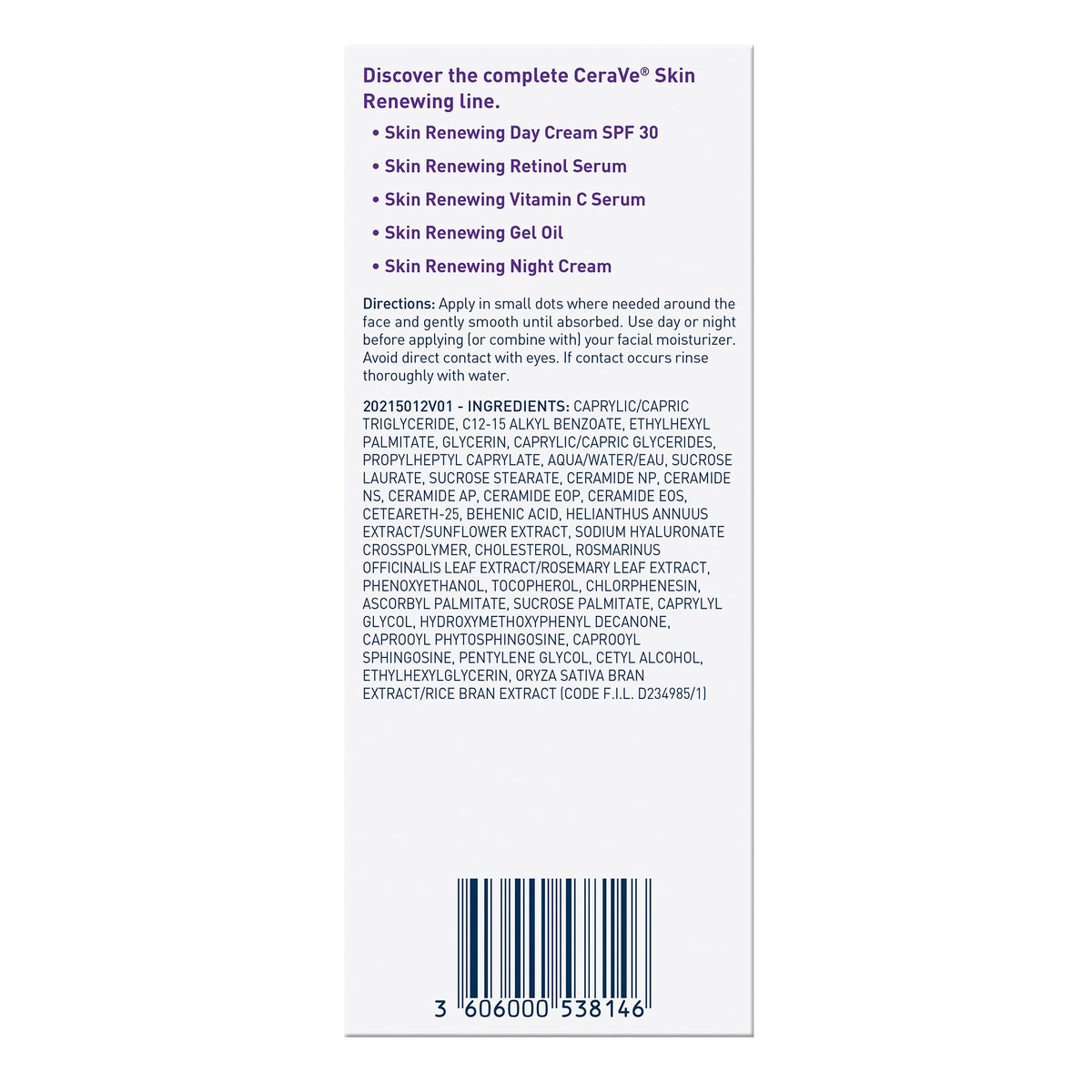 CeraVe Skin Renewing Gel Oil - Seal & Authenticity Verification | genuine imported stock available in India at Curat Cart