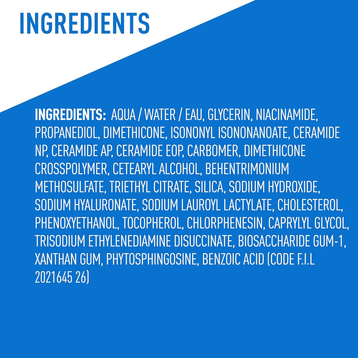 CeraVe Ultra-Light Moisturizing Gel - Back Label & Ingredients Details | fast dispatch across India from Curat Cart