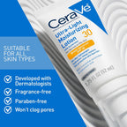 CeraVe Ultra-Light Moisturizing Lotion - Side Profile & Box Packaging | original imported packaging available on Curat Cart I