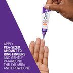 CeraVe Vitamin C Eye Cream - Application & Usage Demonstration | buy online in India with doorstep delivery at Curat Cart