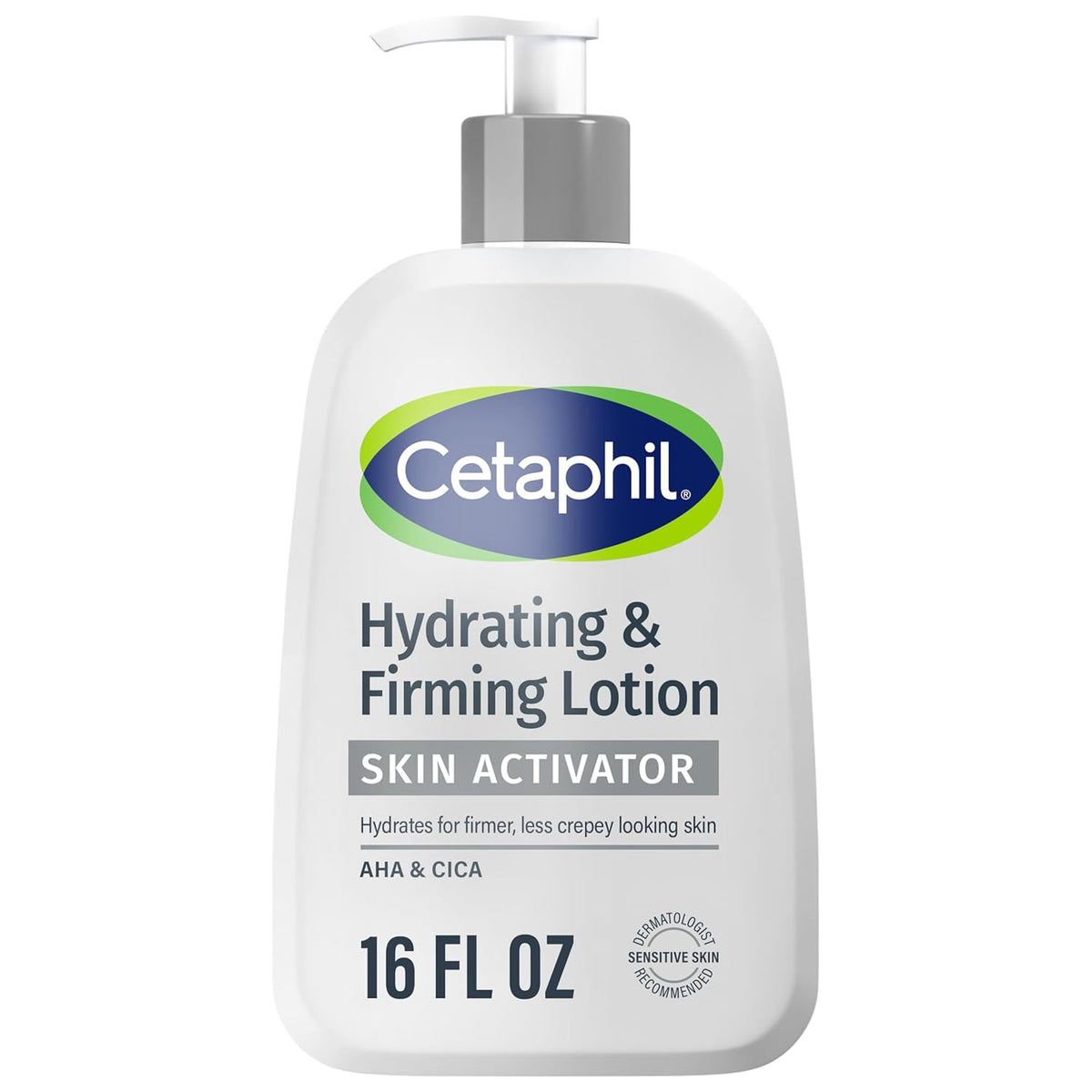 100% Genuine Cetaphil Hydrating Firming Lotion, 16 FL OZ, designed to hydrate and firm your skin effectively.