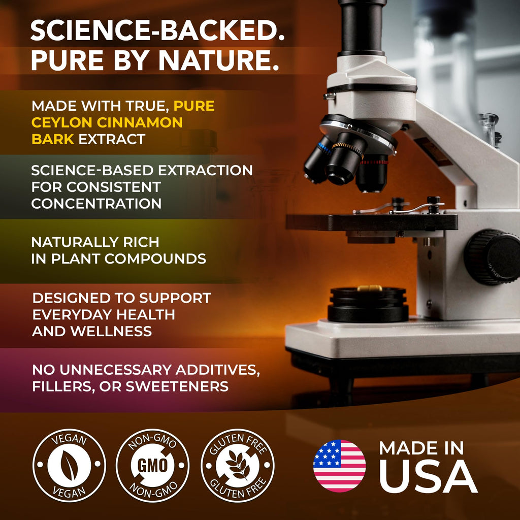 Discover Ceylon Cinnamon Capsules, specially curated by Curat Cart, made in the USA with no additives for optimal health benefits.