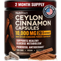 Premium imported Ceylon Cinnamon Capsules from Curat Cart, supporting healthy metabolism and packed with powerful antioxidants.