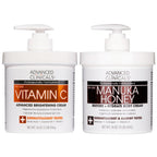 Buy now Advanced Clinicals Manuka Honey Body Cream For Women & Men | Body Butter Lotion For Extremely Dry Skin | Collagen Cream | Skincare Moisturizer Hydrating Balm Improves Look Of Aging Skin, 16 Ounce at indiglob india