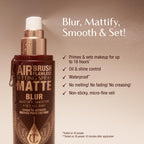 Charlotte Tilbury Airbrush Flawless Matte Setting Spray primes, mattifies, and controls shine. Available for online order in India.