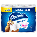 Charmin Ultra Soft Toilet Paper, a premium import with 9 rolls, offers trusted softness and smooth tear. Available at Curat Cart.