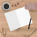 Thank You Card with Envelope, blank inside for personal messages. Available at Curat Cart, 100% Authentic in India.