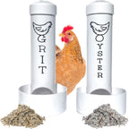 Premium imported Chicken Oyster Shell Feeder Combo with grit and oyster options, perfect for poultry health at Curat Cart.