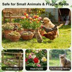 Premium imported chicken wire for floral arrangements, ideal for securing small plants and enhancing decor. Available at Curat Cart.