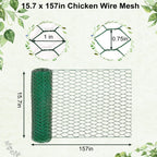 15.7 x 157 inch chicken wire mesh for floral arrangements, 100% Authentic and available in India at Curat Cart.