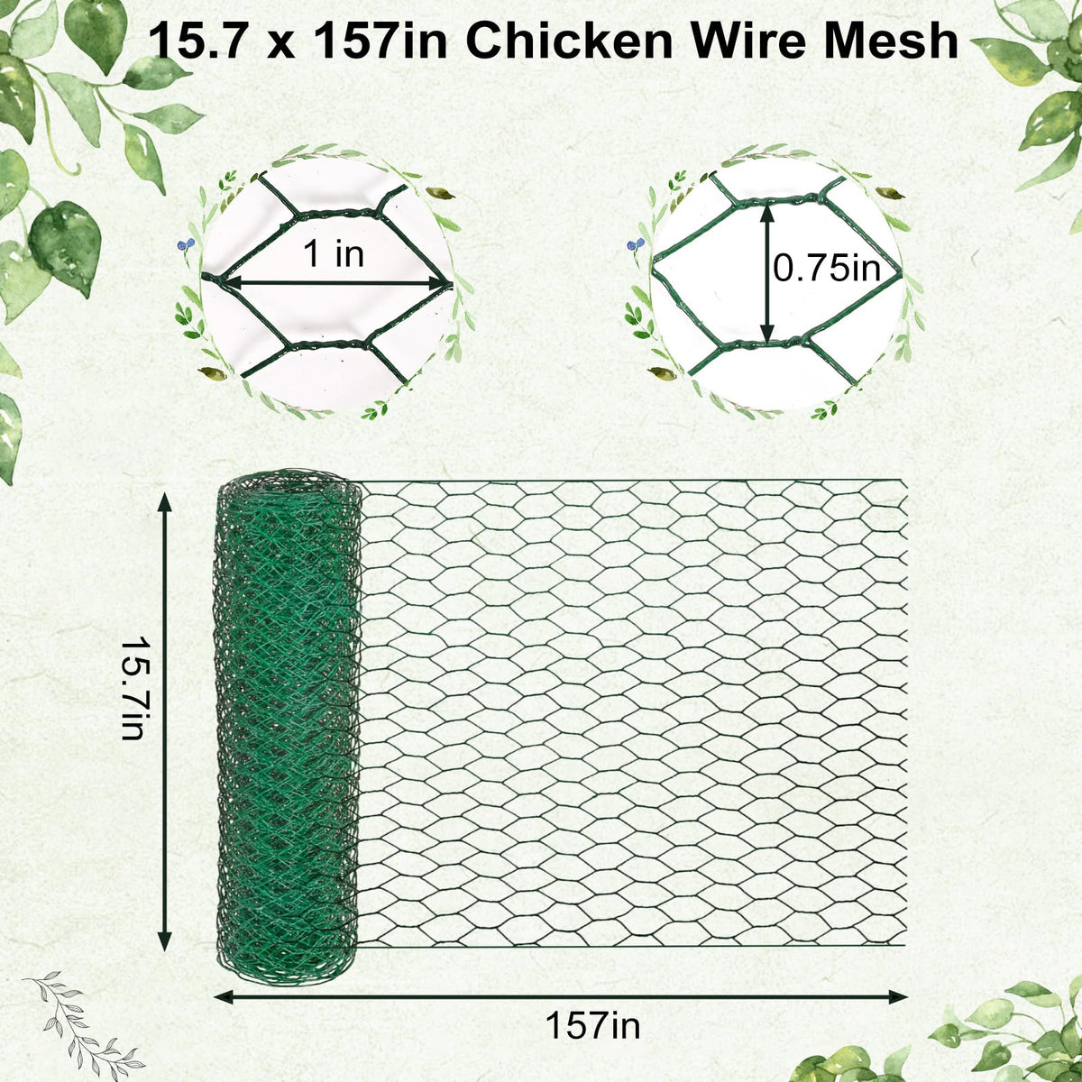 15.7 x 157 inch chicken wire mesh for floral arrangements, 100% Authentic and available in India at Curat Cart.