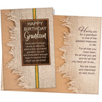 Chuck's Birthday Card for Grandson, beautifully designed with heartfelt message. 100% Authentic, available at Curat Cart in India.