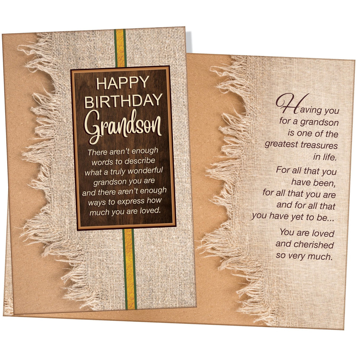 Chuck's Birthday Card for Grandson, beautifully designed with heartfelt message. 100% Authentic, available at Curat Cart in India.