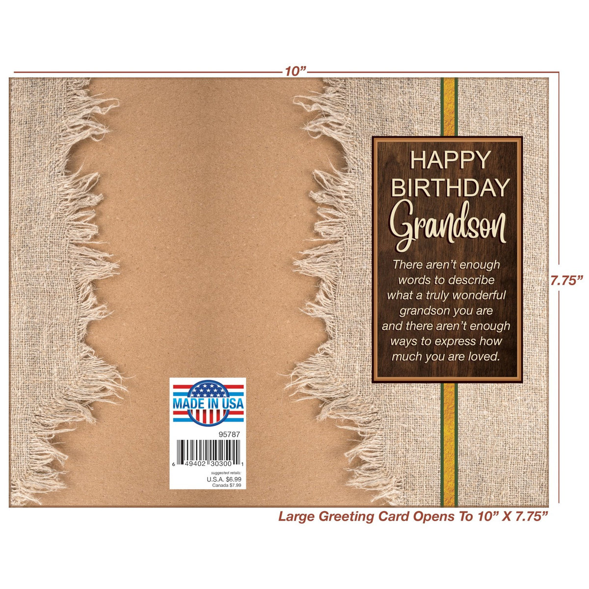 Celebrate your grandson's special day with Chuck's Birthday Card, specially curated by Curat Cart for unique gifting.