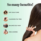 Explore the benefits of this clarifying shampoo for oily hair: dry scalp care, tea tree cleansing, ideal for men and women. Verified by CuratCart.
