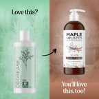 Discover authentic clarifying shampoo by Maple Holistics, designed to remove build-up and oily residue for fresh, clean hair.