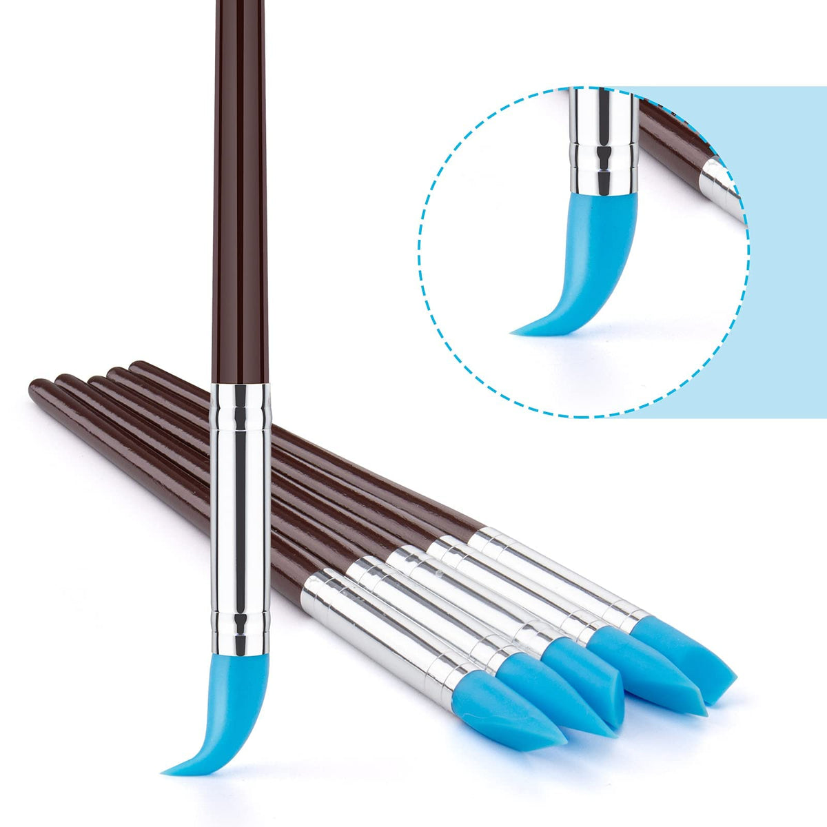 Discover the Clatoon Silicone Clay Sculpting Tool, 100% Authentic and available at Curat Cart in India for crafting enthusiasts.