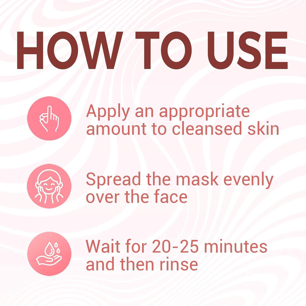 Effective Clay Mask Blackhead Remover instructions for clear skin. 100% Authentic, available in India at Curat Cart.